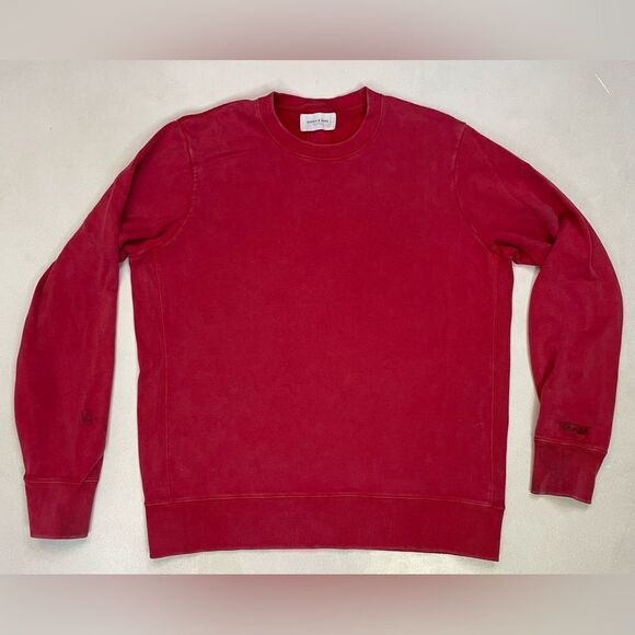 Ovadia & Sons Crewneck Sweatshirt Men Medium Red - Picture 1 of 10